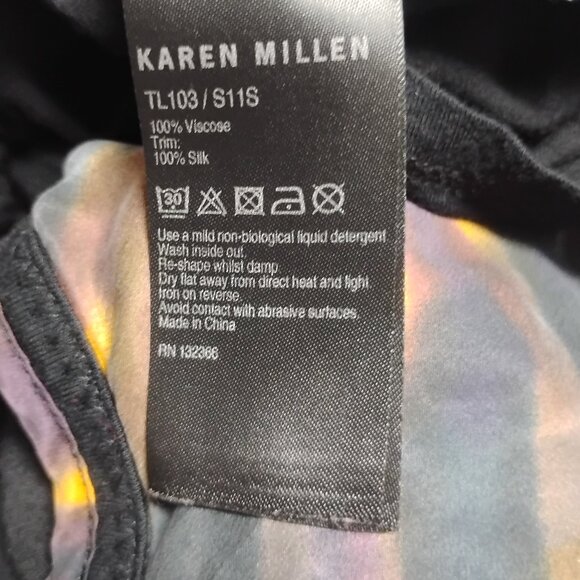 ❤️KAREN MILLEN Asymmetrical Top or Mini Dress Bust 33" - Picture 10 of 10